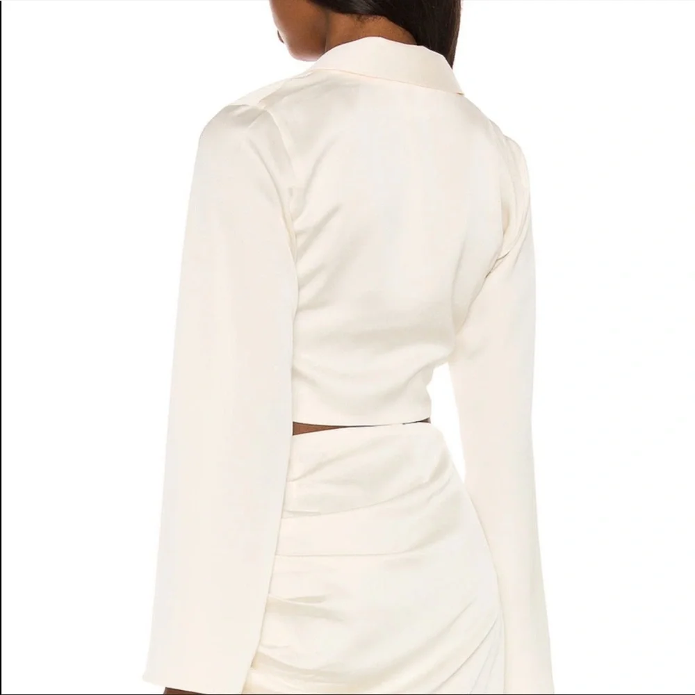 Revolve x Lovers + Friends Gianne matching co-ord set in ivory - Picture 5 of 7